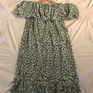 Floral Off the Shoulder Dress